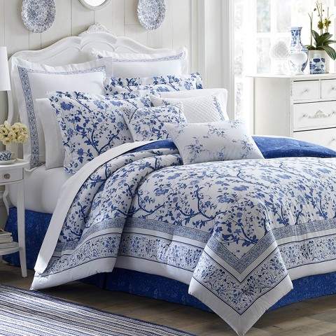 Blue Charlotte Comforter Set