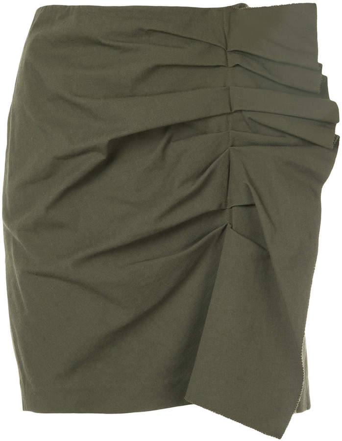 side ruffle skirt