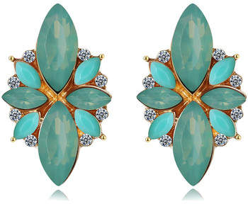 Fashionvictime Ohrringe Ohrringe Damen - Vergoldetes Metall Modeschmuck - Glas, Kristal