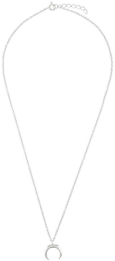 Sterling Silver Crescent Necklace