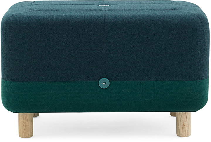 Normann Copenhagen - Sumo Pouf, Dunkelgrün
