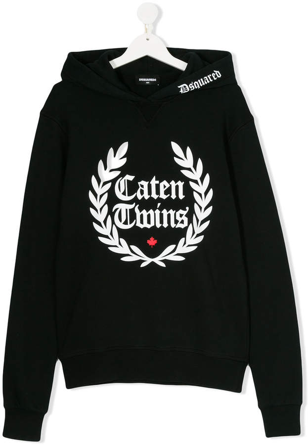 Caten Twins printed hoodie