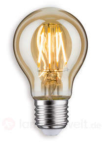 E27 5W/7,5W 825 LED-Glühlampe gold