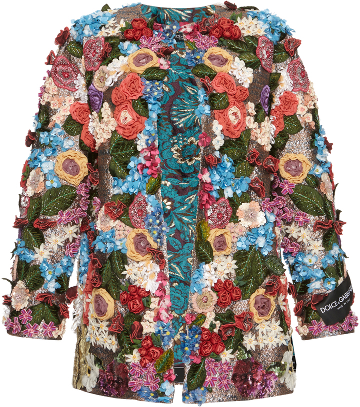Flintowns Mainman Blog : Dolce & Gabbana 3D Floral Jacket by Dolce ...