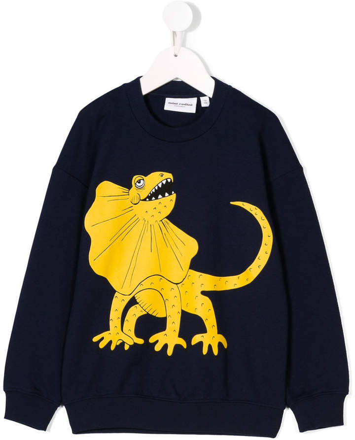 lizard print sweatshirt