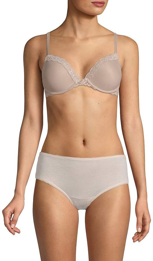 Women's Feathers Push-Up Lace Bra