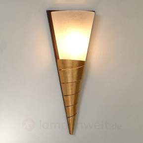 Elegante Wandleuchte INNOVAZIONE TRE in Gold