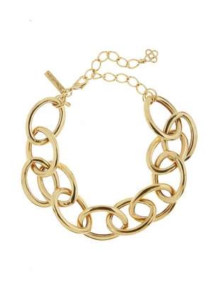Oscar de la Renta Oversized Chain Link Necklace