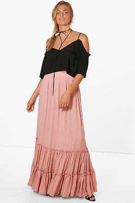 Buy Damen Raina Maxirock aus Chiffon mit Rüschensaum!