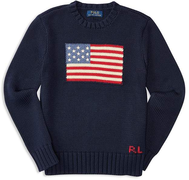 Boys' American Flag Sweater - Big Kid