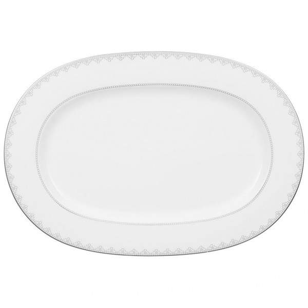 White Lace Platte oval