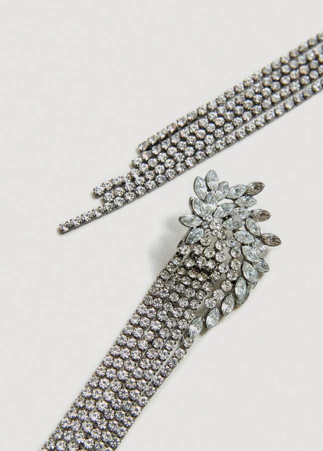 Ohrringe mit facettierten Steinchen