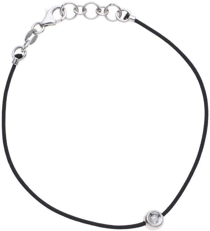 Diamond Design Armband mit einem Diamant - schwarz