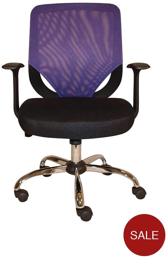 Atlanta Mesh Back Office Chair - Purple