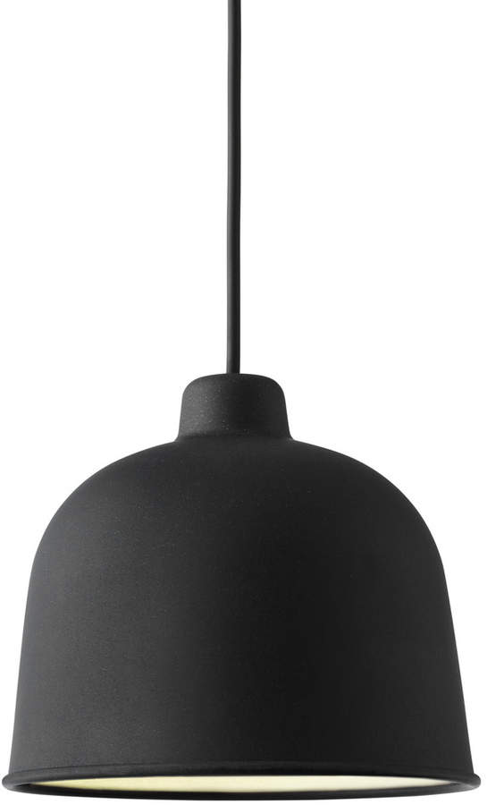 Muuto - Grain Pendelleuchte, Schwarz