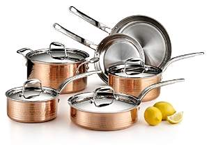 Buy Lagostina Martellata Tri-Ply Hammered Copper 10-Piece Set!
