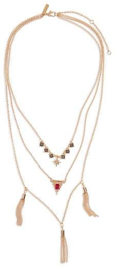 Tassel Multi-Row Necklace