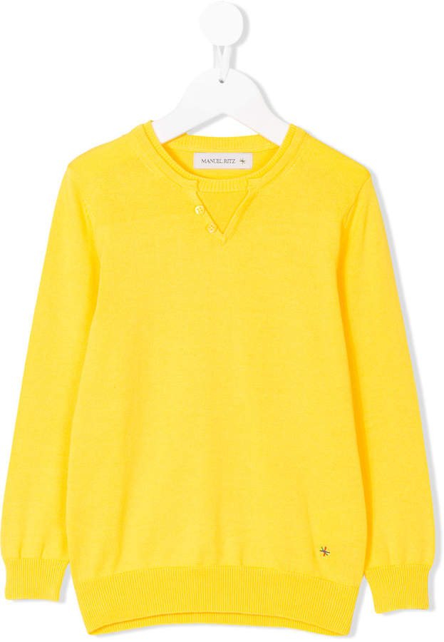 Manuel Ritz Kids layered look sweatshirt