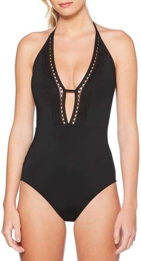 Plunge One-Piece Swimsuit