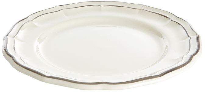 Filets Taupes Dinner Plate (26cm)