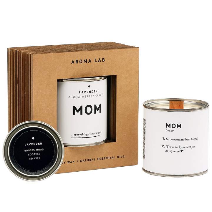 Aroma Lab - Scented candle with lavender - Gift for MOM
