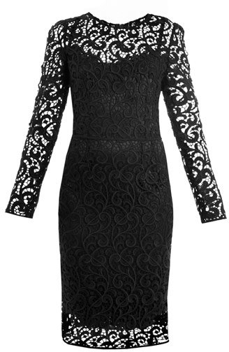Nicole Scherzinger Wearing Black Lace Dress | POPSUGAR Fashion