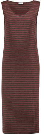Striped Wool-Blend Jersey Dress