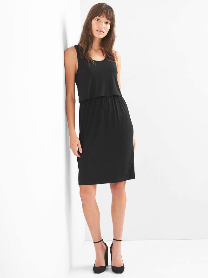 Buy Maternity layered nursing dress!