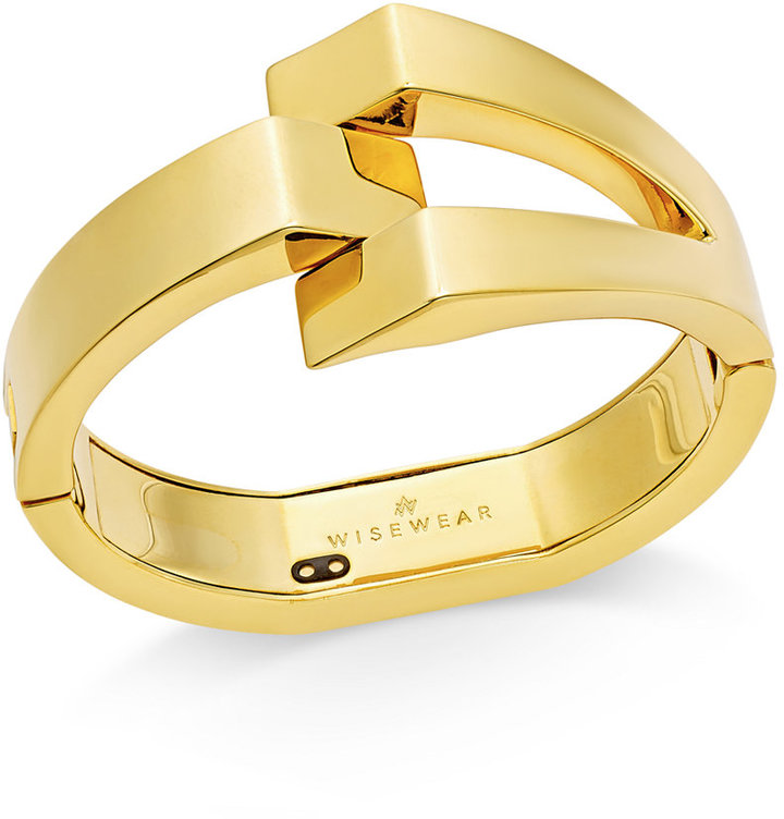 WiseWear Calder Smart Tech Bracelet with 18k Gold, 18k Rose Gold or Palladium Plating