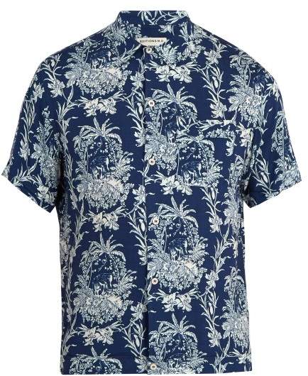 ÉDITIONS M.R Floral-print short-sleeved shirt