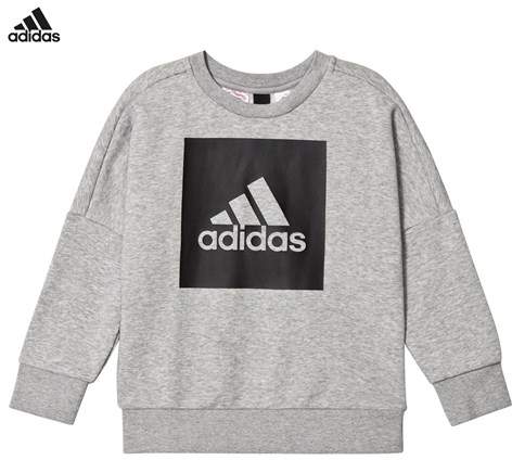 Grey Boys Logo Crew Sweater