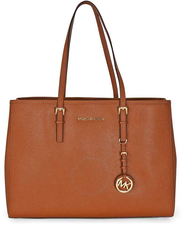 Michael Kors Open Box - Jet Set Travel Tote Large Tote in Luggage - Tan - ONE COLOR - STYLE