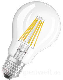 LED-Filament-Lampe E27 8W, warmweiß, 1.055 Lumen