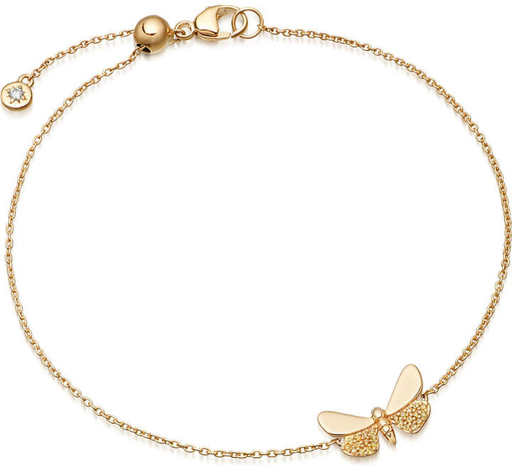 Photoaxis Cinnabar Papillon 14ct yellow gold diamond bracelet