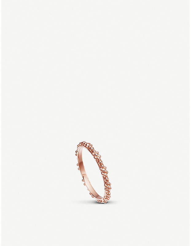 Floris 18-ct rose gold vermeil Mille Ring