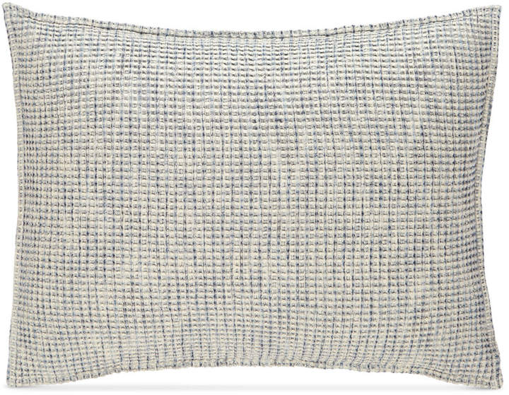 Waffle Weave Chambray King Sham, Created for Macy's Bedding
