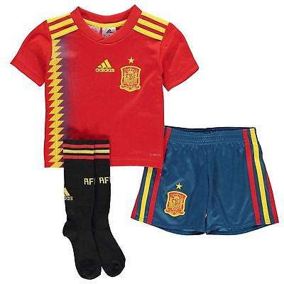 Kids Boys Spain Home Mini Kit 2018 International Minikit Football