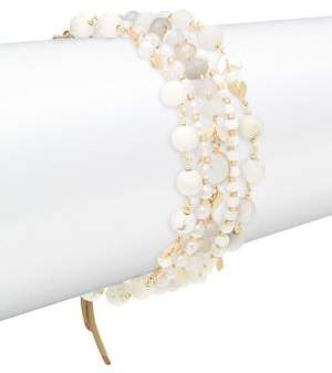 Semi-Precious Stone Stack Bracelet