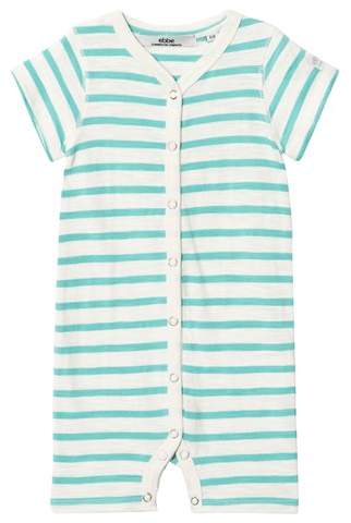 eBBe Kids Off White and Blue Striped Beachsuit