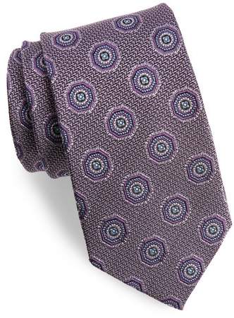 Medallion Silk Tie