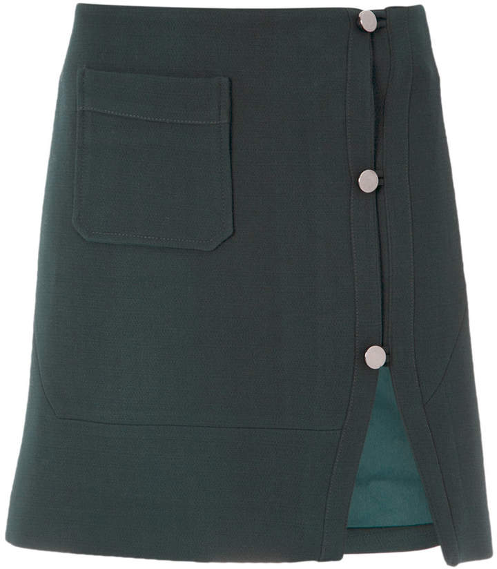 Egrey button-up skirt