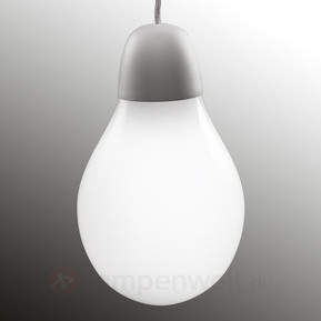 Plum - LED-Pendellampe mit Bohemia-Glasschirm