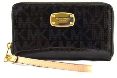 Michael Kors Large Flat Multifunction Phone Case Wallet Wristlet in Black - BLACK - STYLE