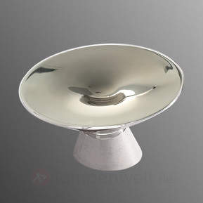 Designer-LED-Tischleuchte Shen in Silber