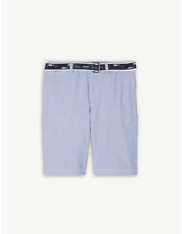 Chino cotton-blend shorts 8-16 years