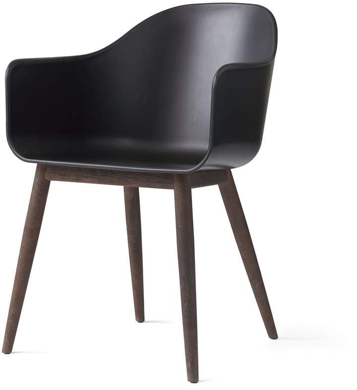Menu - Harbour Chair (Holz), eiche dunkel / schwarz