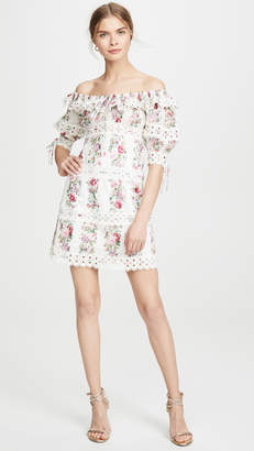 Zimmermann Honour Pintuck Panel Mini Dress