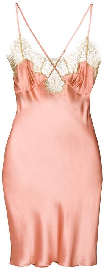 Gilda & Pearl lace embellished fitted nightwear