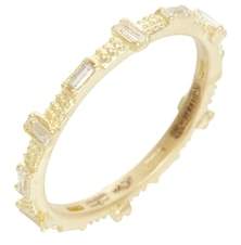 Sueno Baguette Sapphire Stacking Ring