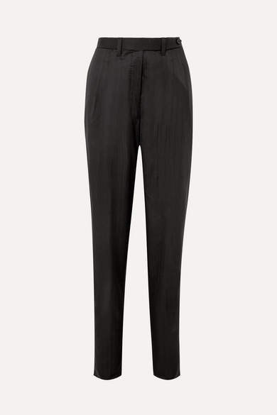 Giuliva Heritage Collection Wool Straight-leg Pants - Black